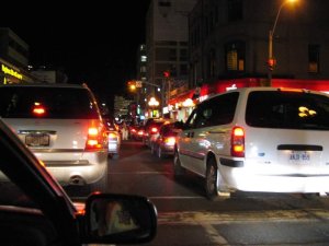 Downtown Toronto after Leafs won the Quarter Finals 25.JPG